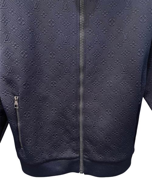 LOUIS VUITTON（ルイ ヴィトン）LOUIS VUITTON (ルイ ヴィトン) モノグラムジャガードトラックジャケット ネイビー サイズ:Mの古着・服飾アイテム