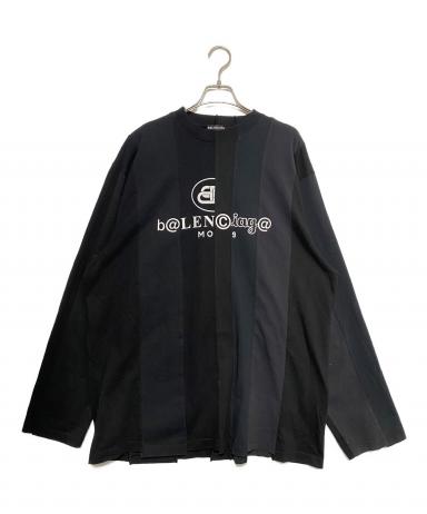 t*u様 バレンシアガ 袖切り替え ダッフルコート BALENCIAGA 中古・古着通販】BALENCIAGA (バレンシアガ) 再構築ロングスリーブT