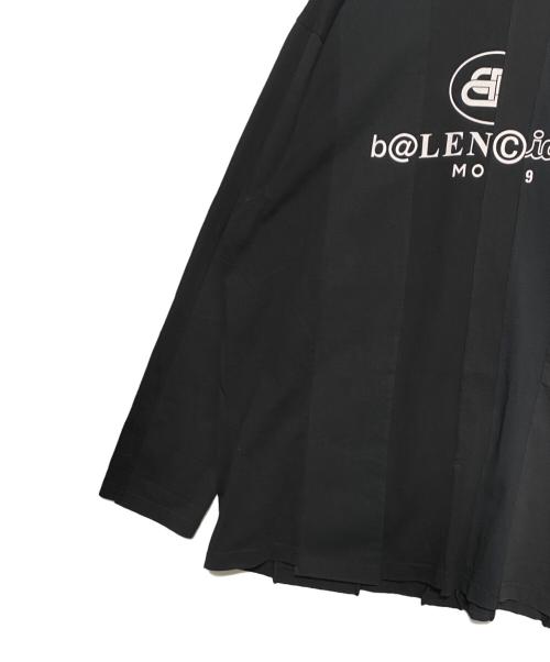 BALENCIAGA（バレンシアガ）BALENCIAGA (バレンシアガ) 再構築ロングスリーブTシャツ ブラック サイズ:Sの古着・服飾アイテム