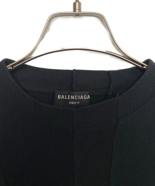 BALENCIAGA（バレンシアガ）BALENCIAGA (バレンシアガ) 再構築ロングスリーブTシャツ ブラック サイズ:Sの古着・服飾アイテム