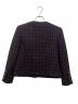 CHANEL (シャネル) Plum Tweed Jacket/ココボタンツィードジャケット パープル サイズ:42：250000円