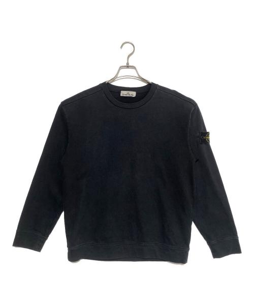 STONE ISLAND（ストーンアイランド）STONE ISLAND (ストーンアイランド) ロゴスウェット ブラック サイズ:Mの古着・服飾アイテム