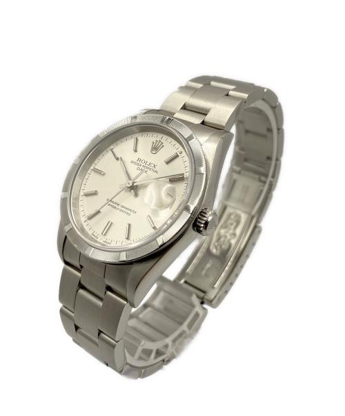 ROLEX（ロレックス）ROLEX (ロレックス) Oyster Perpetual Date 34 オイスターパーペチュアルデイト 34mm Ref.15210 シルバー文字盤 シルバー文字盤 サイズ:34mm/19.0㎝の古着・服飾アイテム