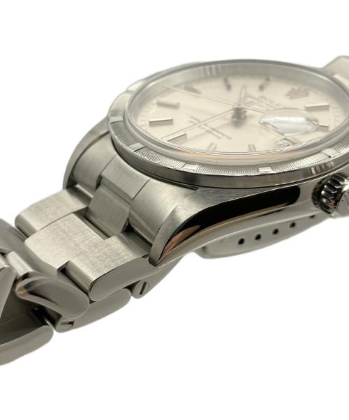 ROLEX（ロレックス）ROLEX (ロレックス) Oyster Perpetual Date 34 オイスターパーペチュアルデイト 34mm Ref.15210 シルバー文字盤 シルバー文字盤 サイズ:34mm/19.0㎝の古着・服飾アイテム