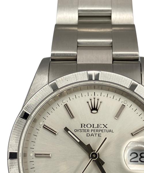 ROLEX（ロレックス）ROLEX (ロレックス) Oyster Perpetual Date 34 オイスターパーペチュアルデイト 34mm Ref.15210 シルバー文字盤 シルバー文字盤 サイズ:34mm/19.0㎝の古着・服飾アイテム