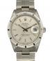 ROLEX（ロレックス）の古着「Oyster Perpetual Date 34 オイスターパーペチュアルデイト 34mm Ref.15210 シルバー文字盤」｜シルバー文字盤