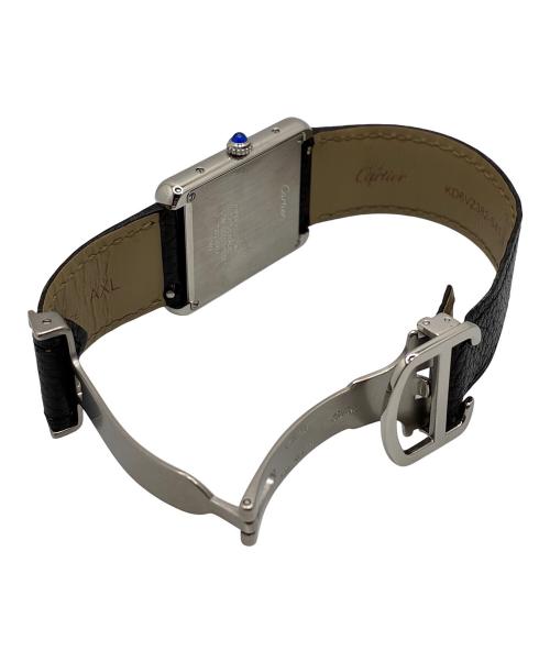 Cartier（カルティエ）Cartier (カルティエ) タンクソロ LM/Tank Solo/Ref.WSTA0028 シルバー文字盤 サイズ:LMの古着・服飾アイテム