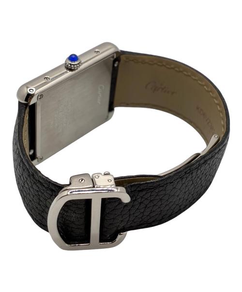 Cartier（カルティエ）Cartier (カルティエ) タンクソロ LM/Tank Solo/Ref.WSTA0028 シルバー文字盤 サイズ:LMの古着・服飾アイテム