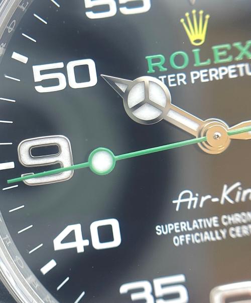 ROLEX（ロレックス）ROLEX (ロレックス) Oyster Perpetual Air-King エアキング Ref.126900 黒文字盤 黒文字盤 サイズ:40mm/18cmの古着・服飾アイテム