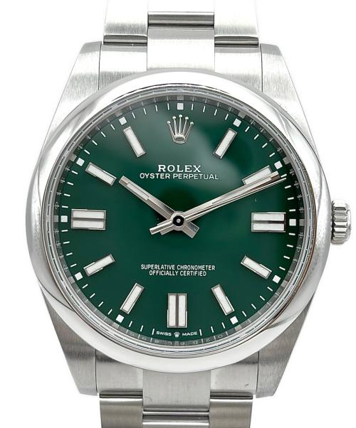 ROLEX（ロレックス）ROLEX (ロレックス) Oyster Perpetual 41 オイスター パーペチュアル 41 Ref.124300 グリーン文字盤 グリーン文字盤 サイズ:41mm/18cmの古着・服飾アイテム