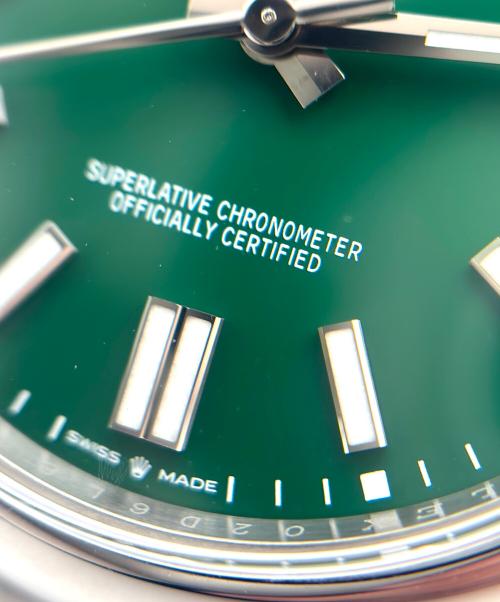 ROLEX（ロレックス）ROLEX (ロレックス) Oyster Perpetual 41 オイスター パーペチュアル 41 Ref.124300 グリーン文字盤 グリーン文字盤 サイズ:41mm/18cmの古着・服飾アイテム