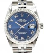 ROLEXロレックス）の古着「Datejust 36 デイトジャスト36 Ref.16234 36mm ローマン×ネイビー文字盤」｜ローマン×ネイビー文字盤