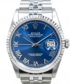 ROLEXロレックス）の古着「Datejust 36 デイトジャスト36 Ref.16234 36mm ローマン×ネイビー文字盤」｜ローマン×ネイビー文字盤