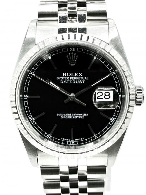 ROLEX（ロレックス）ROLEX (ロレックス) Datejust 36 デイトジャスト36 Ref.16220 36mm 黒文字盤 黒文字盤 サイズ:36mm/19㎝の古着・服飾アイテム
