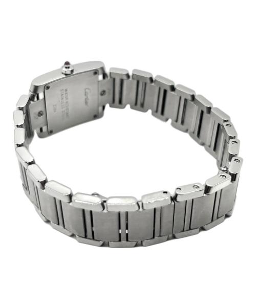 Cartier（カルティエ）Cartier (カルティエ) タンクフランセーズSM Ref.W51028Q3 シェル文字盤 ピンクシェル文字盤 サイズ:20mm/17cmの古着・服飾アイテム