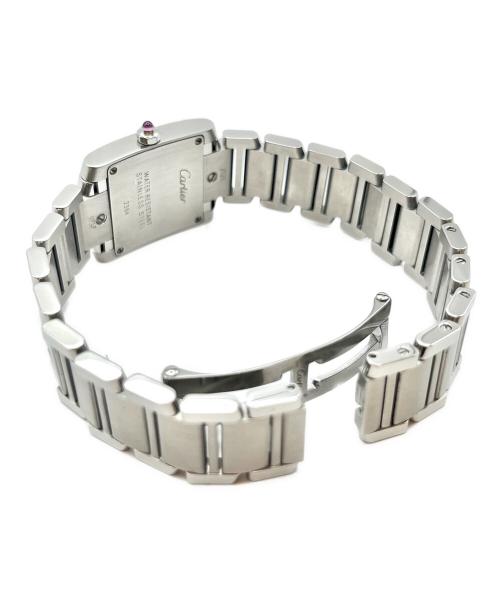 Cartier（カルティエ）Cartier (カルティエ) タンクフランセーズSM Ref.W51028Q3 シェル文字盤 ピンクシェル文字盤 サイズ:20mm/17cmの古着・服飾アイテム