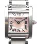 Cartier（カルティエ）の古着「タンクフランセーズSM Ref.W51028Q3 シェル文字盤」｜ピンクシェル文字盤