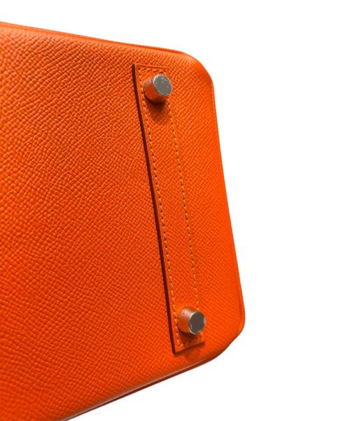 HERMES（エルメス）HERMES (エルメス) バーキン30/シルバー金具/ヴォーエプソン/オレンジ系/▢R刻印 オレンジ系 サイズ:30の古着・服飾アイテム