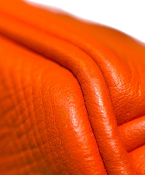 HERMES（エルメス）HERMES (エルメス) バーキン30/シルバー金具/ヴォーエプソン/オレンジ系/▢R刻印 オレンジ系 サイズ:30の古着・服飾アイテム