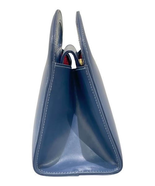 LOEWE（ロエベ）LOEWE (ロエベ) インフレッドショルダーバッグ ブルーの古着・服飾アイテム