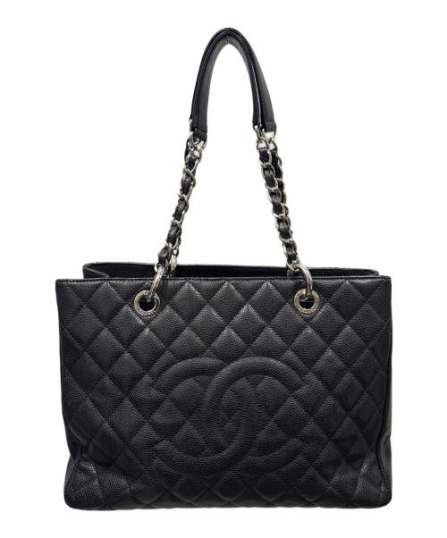 CHANEL（シャネル）CHANEL (シャネル) GSTトートバッグ/マトラッセ ブラックの古着・服飾アイテム