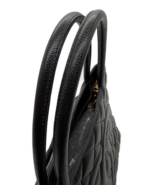 CHANEL（シャネル）CHANEL (シャネル) 復刻トートバッグ/マトラッセ ブラックの古着・服飾アイテム