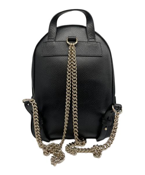 GUCCI（グッチ）GUCCI (グッチ) ソーホー インターロッキングG リュックサック ブラックの古着・服飾アイテム