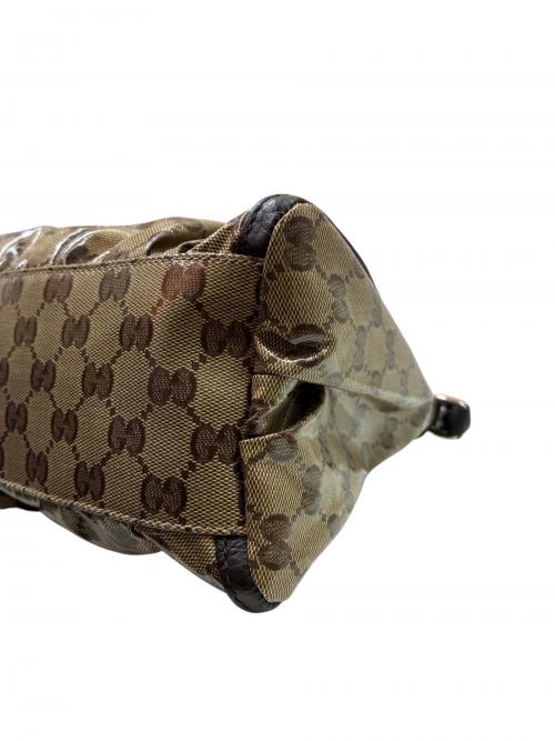 GUCCI（グッチ）GUCCI (グッチ) ワンショルダーバッグ ベージュ×ブラウン サイズ:-の古着・服飾アイテム