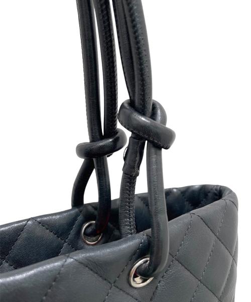CHANEL（シャネル）CHANEL (シャネル) カンボン トートバッグ ミディアム ブラック サイズ:ミディアムの古着・服飾アイテム