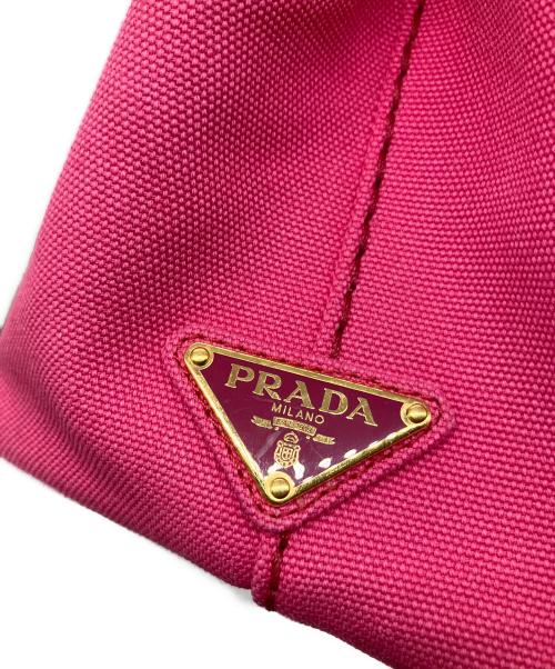 PRADA（プラダ）PRADA (プラダ) カナパ/ショルダーバッグ ショッキングピンクの古着・服飾アイテム