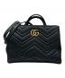 GUCCI（グッチ）の古着「GGマーモント 2WAYショルダーバッグ」｜ブラック