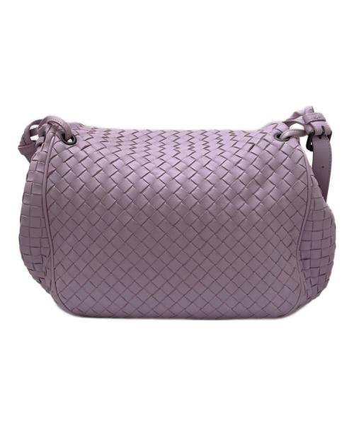 BOTTEGA VENETA（ボッテガベネタ）BOTTEGA VENETA (ボッテガベネタ) イントレチャート ショルダーバッグ パープルの古着・服飾アイテム
