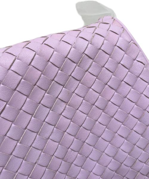 BOTTEGA VENETA（ボッテガベネタ）BOTTEGA VENETA (ボッテガベネタ) イントレチャート ショルダーバッグ パープルの古着・服飾アイテム