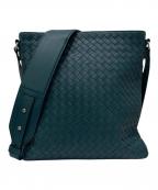 BOTTEGA VENETAボッテガベネタ）の古着「イントレチャート ショルダーバッグ/577534 VBOC6」｜グリーン