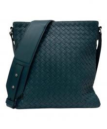 BOTTEGA VENETA（ボッテガベネタ）の古着「イントレチャート ショルダーバッグ/577534 VBOC6」｜グリーン