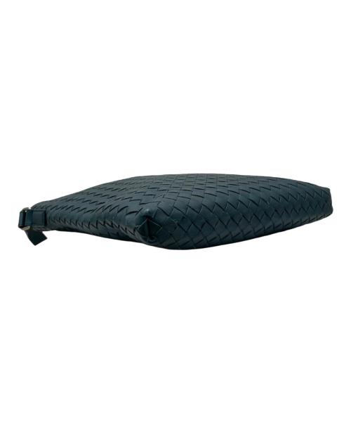 BOTTEGA VENETA（ボッテガベネタ）BOTTEGA VENETA (ボッテガベネタ) イントレチャート ショルダーバッグ/577534 VBOC6 グリーンの古着・服飾アイテム