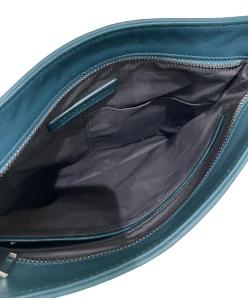 BOTTEGA VENETA（ボッテガベネタ）BOTTEGA VENETA (ボッテガベネタ) イントレチャート ショルダーバッグ/577534 VBOC6 グリーンの古着・服飾アイテム