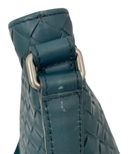 BOTTEGA VENETA（ボッテガベネタ）BOTTEGA VENETA (ボッテガベネタ) イントレチャート ショルダーバッグ/577534 VBOC6 グリーンの古着・服飾アイテム