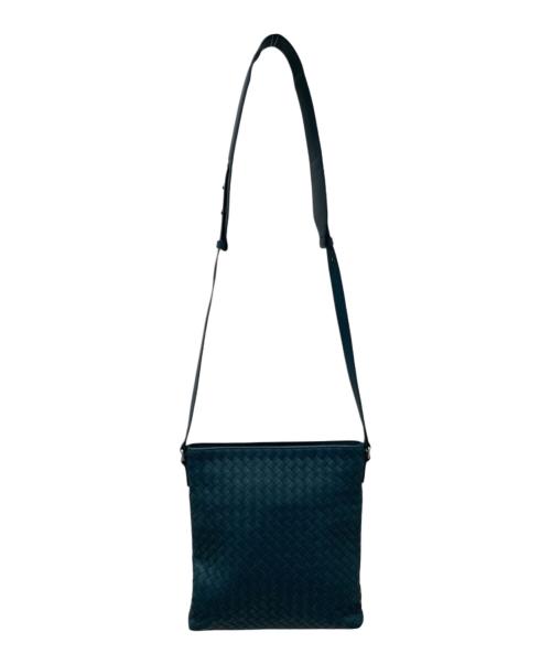 BOTTEGA VENETA（ボッテガベネタ）BOTTEGA VENETA (ボッテガベネタ) イントレチャート ショルダーバッグ グリーンの古着・服飾アイテム
