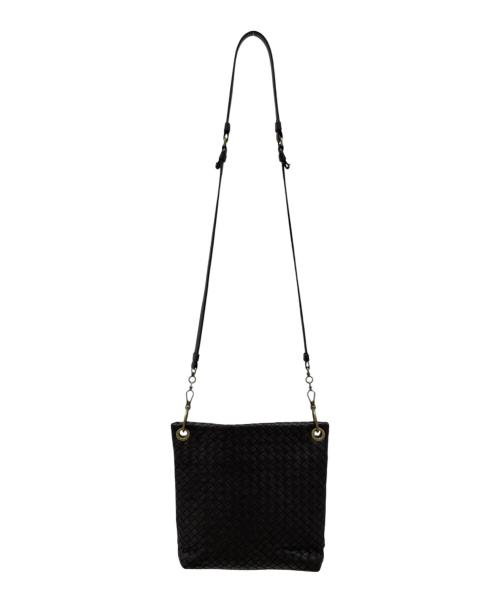 BOTTEGA VENETA（ボッテガベネタ）BOTTEGA VENETA (ボッテガベネタ) イントレチャート ショルダーバッグ ブラウンの古着・服飾アイテム