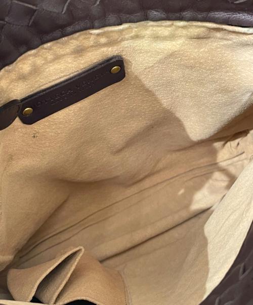 BOTTEGA VENETA（ボッテガベネタ）BOTTEGA VENETA (ボッテガベネタ) イントレチャート ショルダーバッグ ブラウンの古着・服飾アイテム