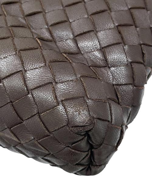 BOTTEGA VENETA（ボッテガベネタ）BOTTEGA VENETA (ボッテガベネタ) イントレチャート ショルダーバッグ ブラウンの古着・服飾アイテム