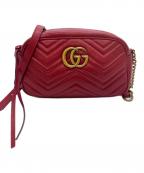 GUCCIグッチ）の古着「GGマーモント」｜レッド