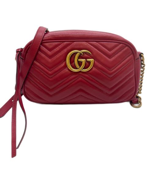 GUCCI（グッチ）GUCCI (グッチ) GGマーモント レッドの古着・服飾アイテム