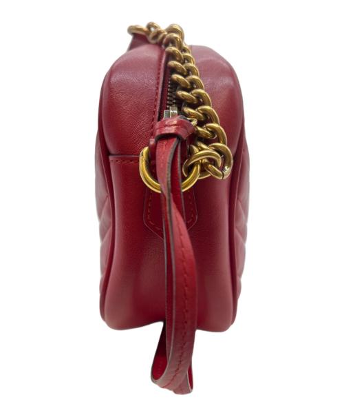 GUCCI（グッチ）GUCCI (グッチ) GGマーモント レッドの古着・服飾アイテム