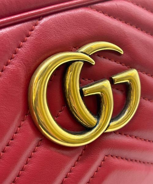GUCCI（グッチ）GUCCI (グッチ) GGマーモント レッドの古着・服飾アイテム
