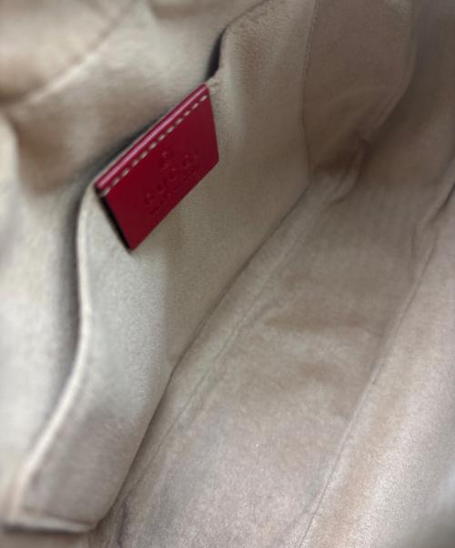 GUCCI（グッチ）GUCCI (グッチ) GGマーモント レッドの古着・服飾アイテム