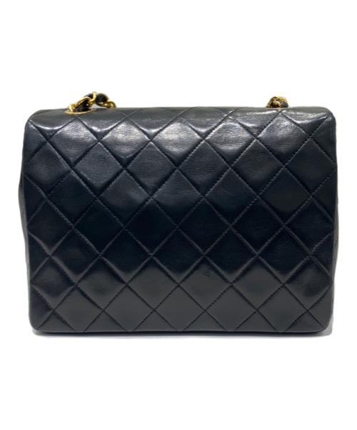 CHANEL（シャネル）CHANEL (シャネル) ミニマトラッセ20/ターンロックチェーンショルダーバッグ ブラック サイズ:20の古着・服飾アイテム
