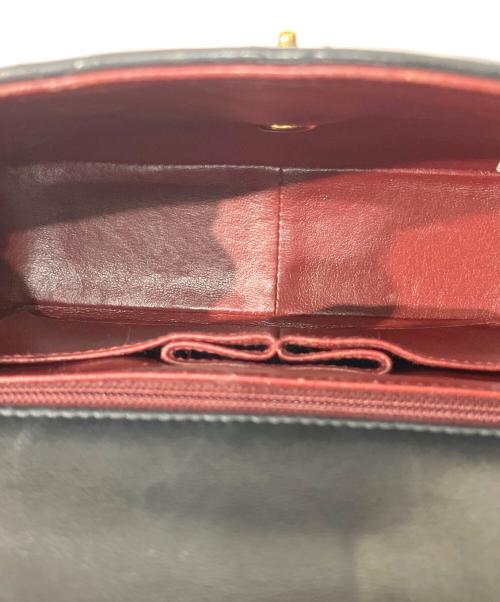 CHANEL（シャネル）CHANEL (シャネル) ミニマトラッセ20/ターンロックチェーンショルダーバッグ ブラック サイズ:20の古着・服飾アイテム