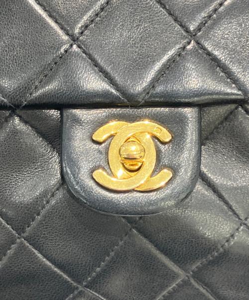 CHANEL（シャネル）CHANEL (シャネル) ミニマトラッセ20/ターンロックチェーンショルダーバッグ ブラック サイズ:20の古着・服飾アイテム